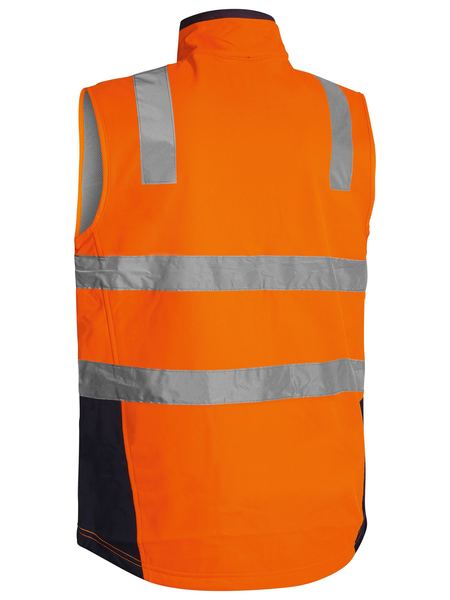 Bisley - Unisex Taped Hi Vis Soft Shell Vest - BV0348T