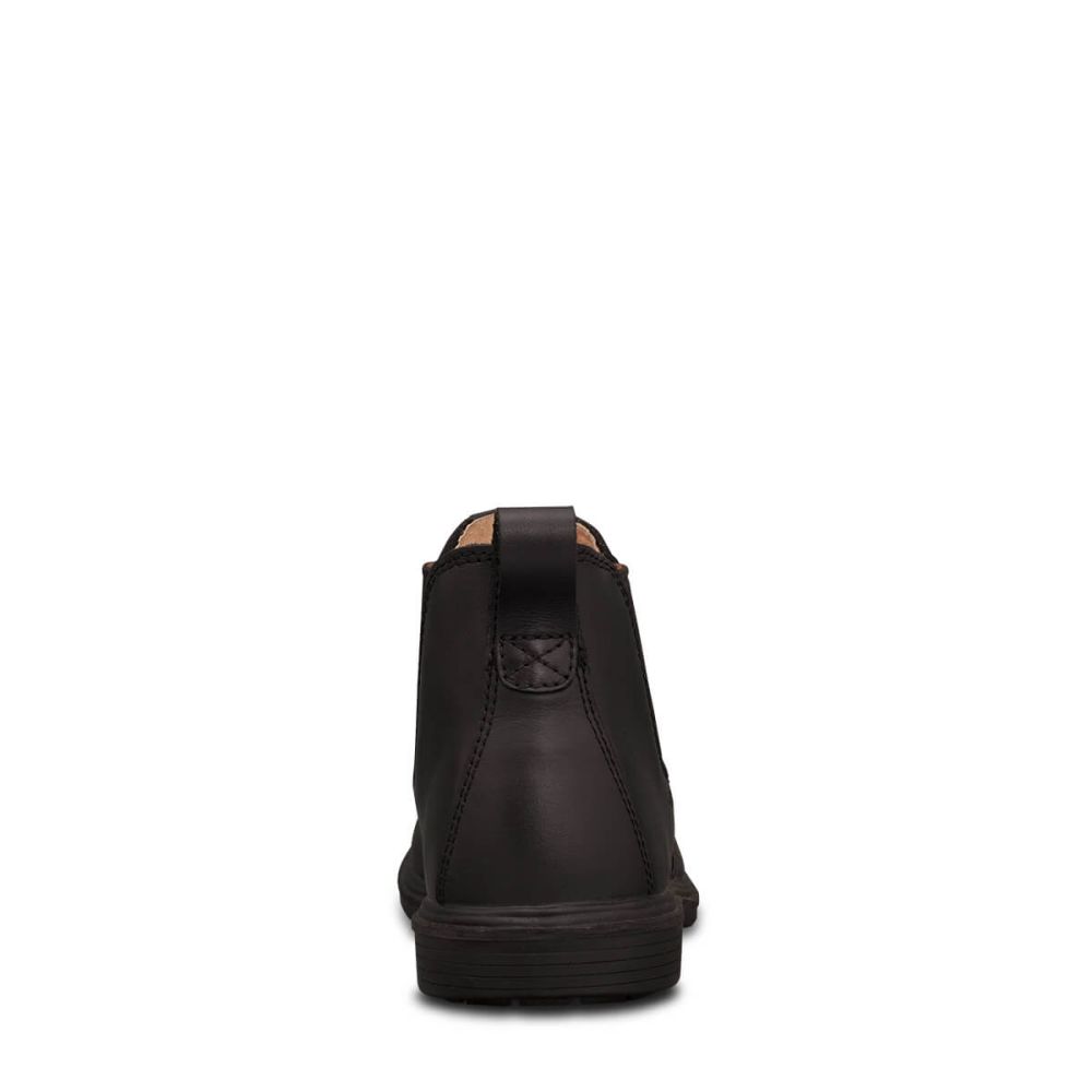 Oliver - Black Elastic Sided Boot