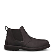Oliver - Black Elastic Sided Boot