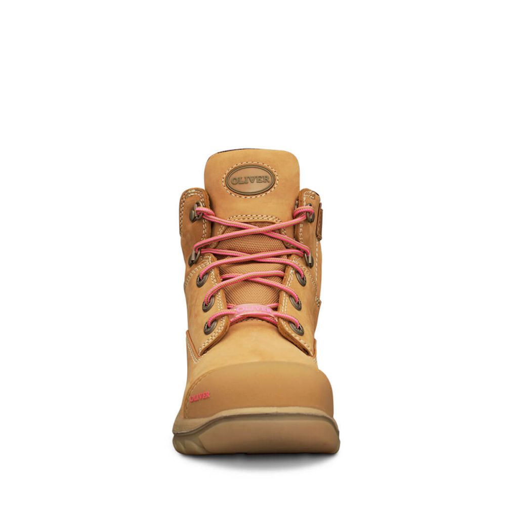 Oliver - Ladies Wheat Zip Sided Boot