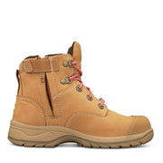 Oliver - Ladies Wheat Zip Sided Boot