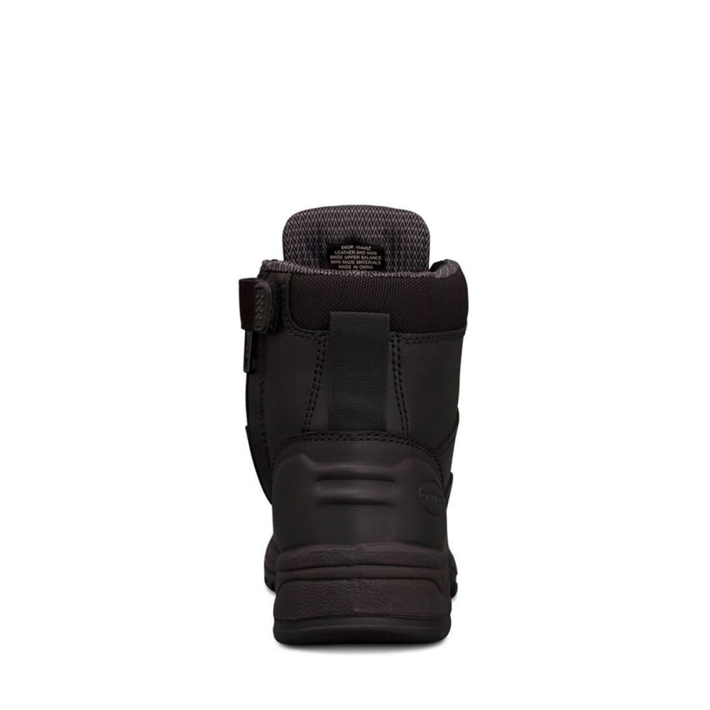 Oliver - Ladies Black Zip Sided Boot