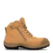 Oliver - Wheat Zip Sided Ankle Boot