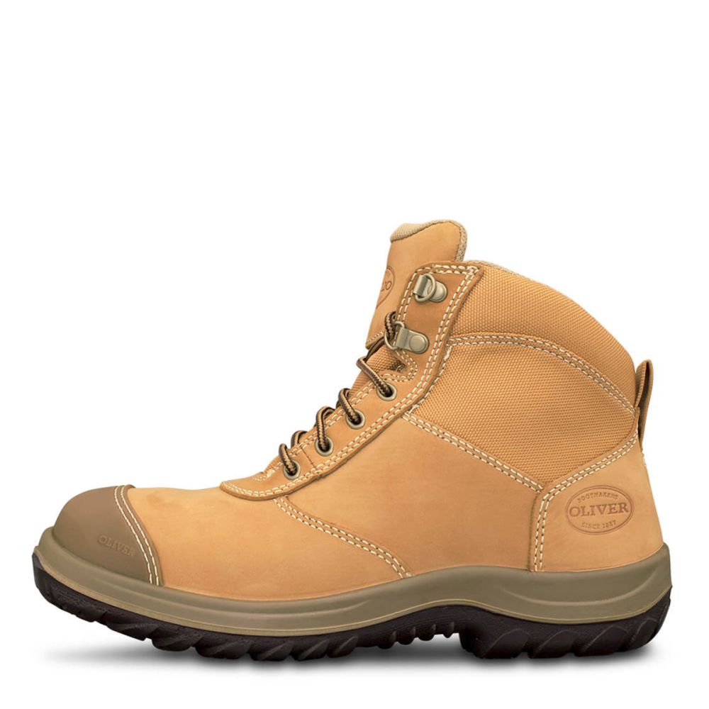 Oliver - Wheat Zip Sided Ankle Boot