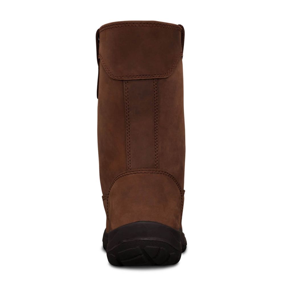 Oliver - 250mm Brown Pull On Riggers Boot