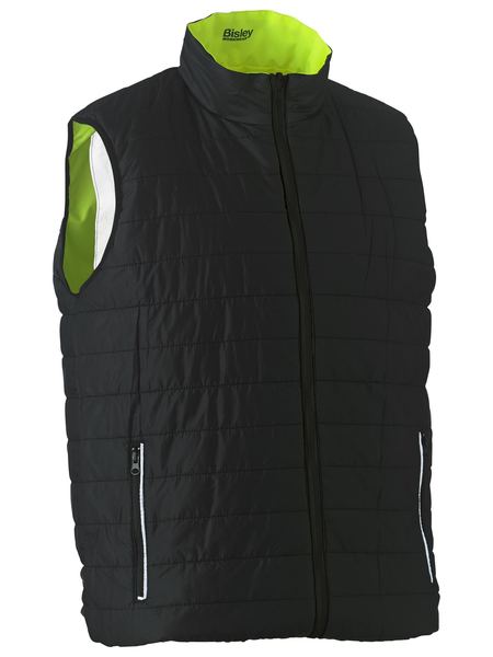 Bisley - Unisex Taped Hi Vis Reversible Puffer Vest - BV0330HT