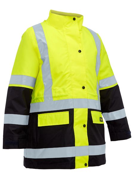 Bisley - Women's Taped Hi Vis 5 in 1 Rain Jacket - BKL6975