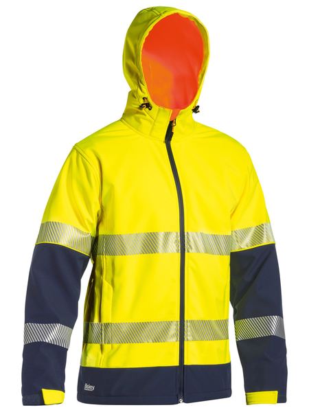 Bisley - Unisex Taped Hi Vis Ripstop Bonded Fleece Jacket - BJ6934T