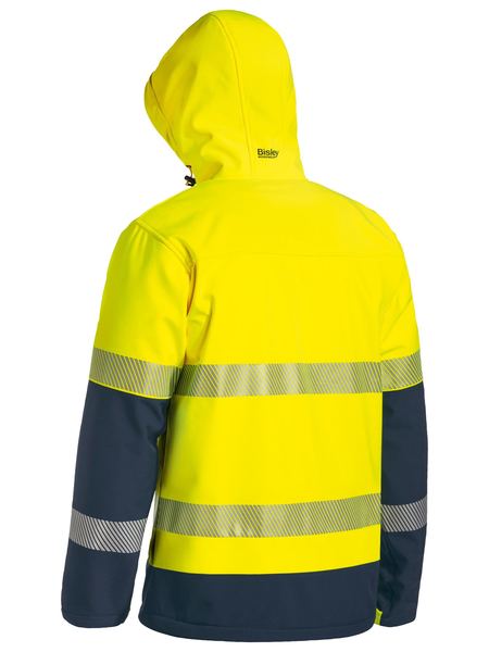 Bisley - Unisex Taped Hi Vis Ripstop Bonded Fleece Jacket - BJ6934T
